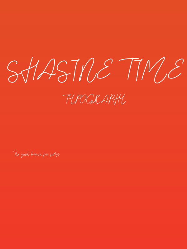 Shasine Time Demo Poster