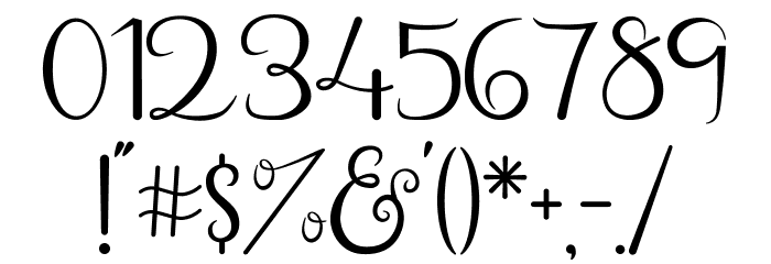 Shathika Font OTHER CHARS