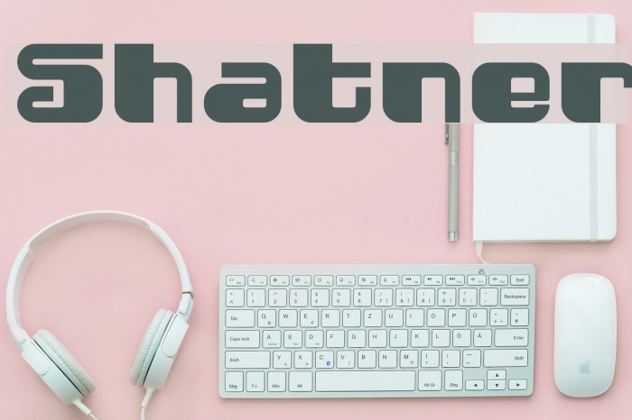 Shatner Font examples