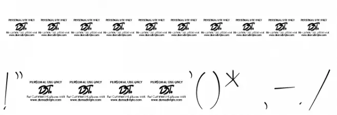 Shatomi Font OTHER CHARS