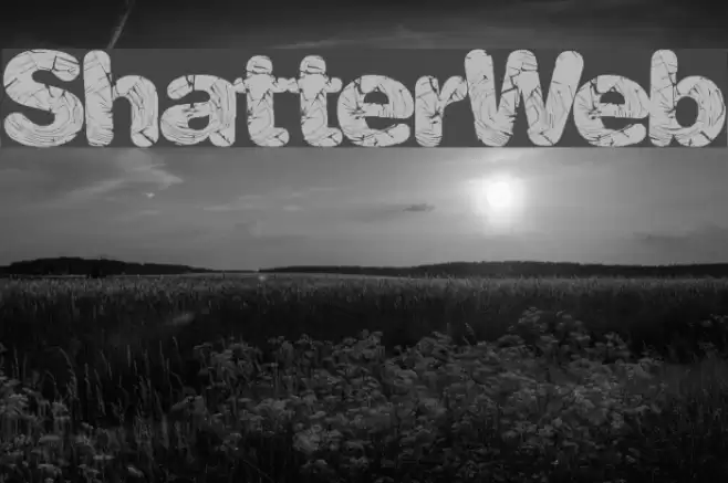 ShatterWeb फ़ॉन्ट examples