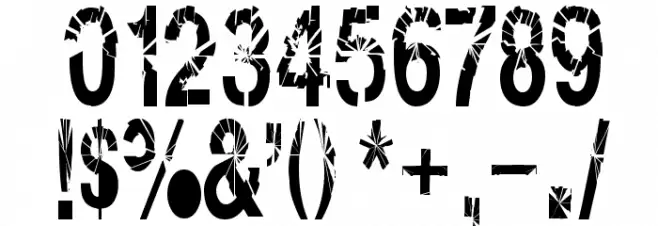 Shatterboxx Font OTHER CHARS