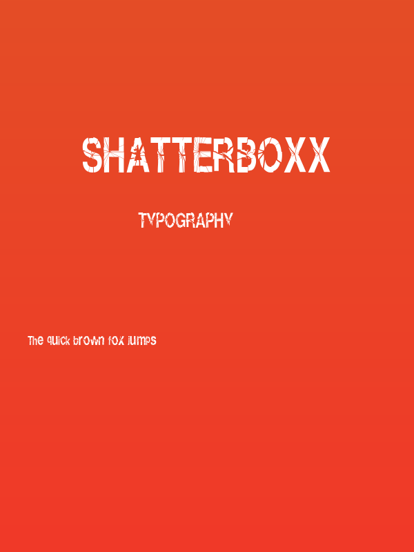 Shatterboxx Poster