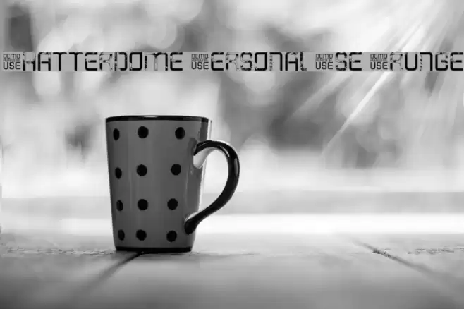 Shatterdome Personal Use Grunge Font examples