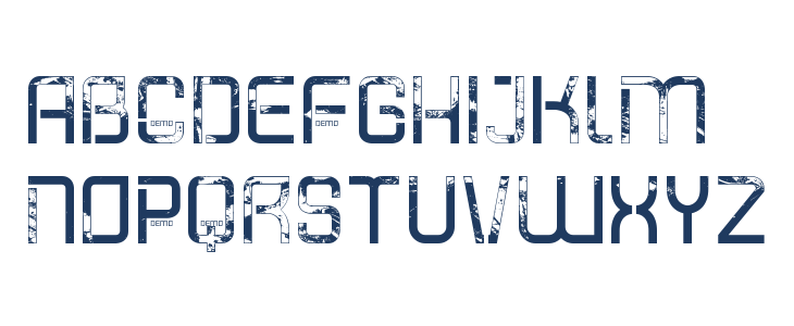 Shatterdome Personal Use Grunge Lowercase