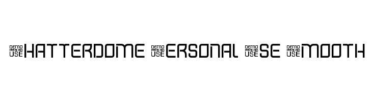 Shatterdome Personal Use Smooth  नि: शुल्क फ़ॉन्ट्स डाउनलोड