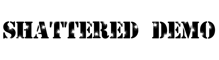 Shattered Demo  font caratteri gratis