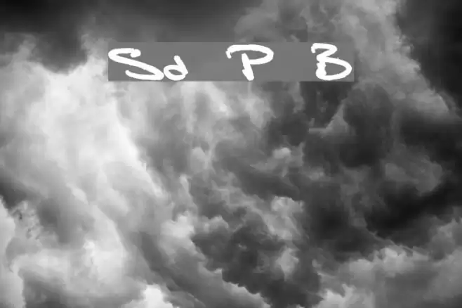 Shattered Print Bold Fonte examples