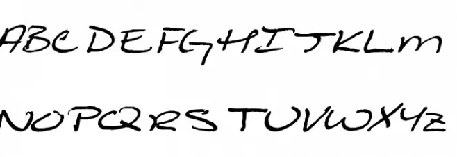 Shattered Print Italic Caratteri MAIUSCOLE