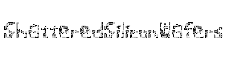 ShatteredSiliconWafers  Free Fonts Download