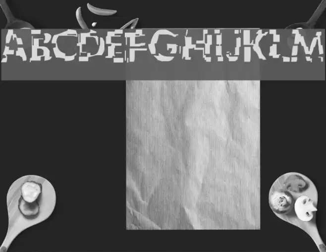 Shattered Font examples