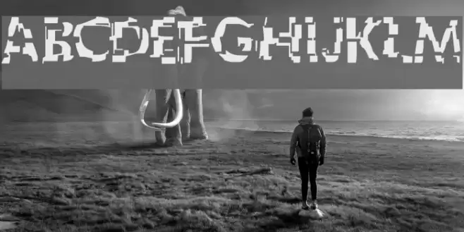 Shattered Font examples