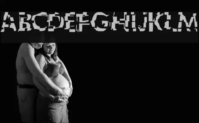 Shattered Font examples