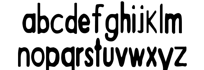 Shaun the Sheep Font LOWERCASE