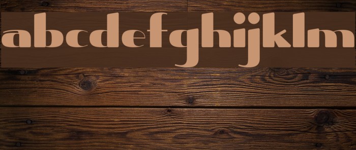 Shave Normal Font examples