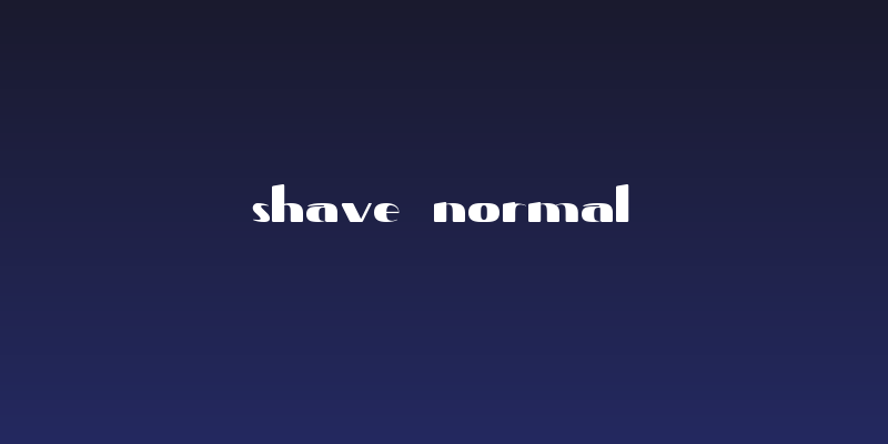Shave  Normal Social Header