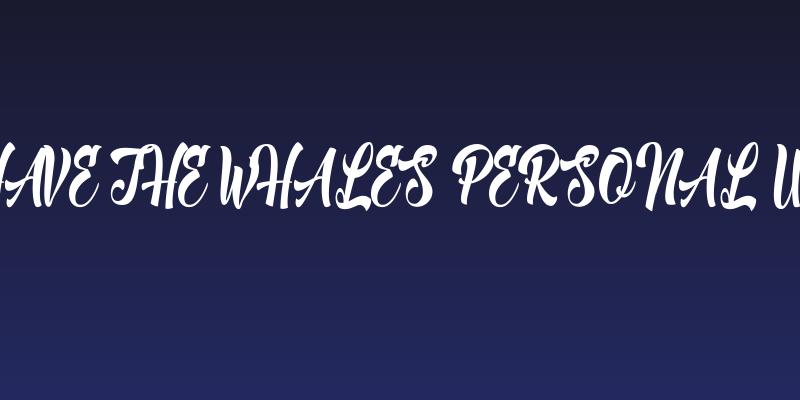 Shave the Whales Personal Use Social Header