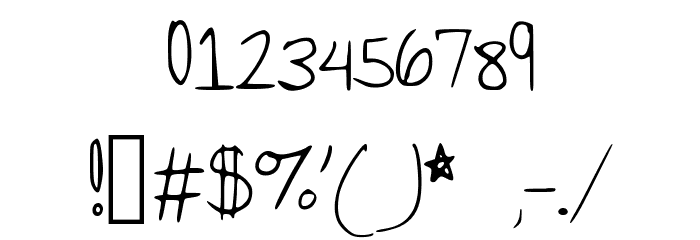 ShavedIce Font OTHER CHARS