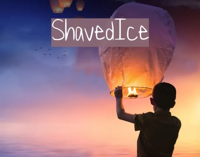 ShavedIce Example 2