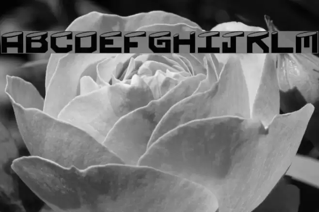 Shaved Font examples