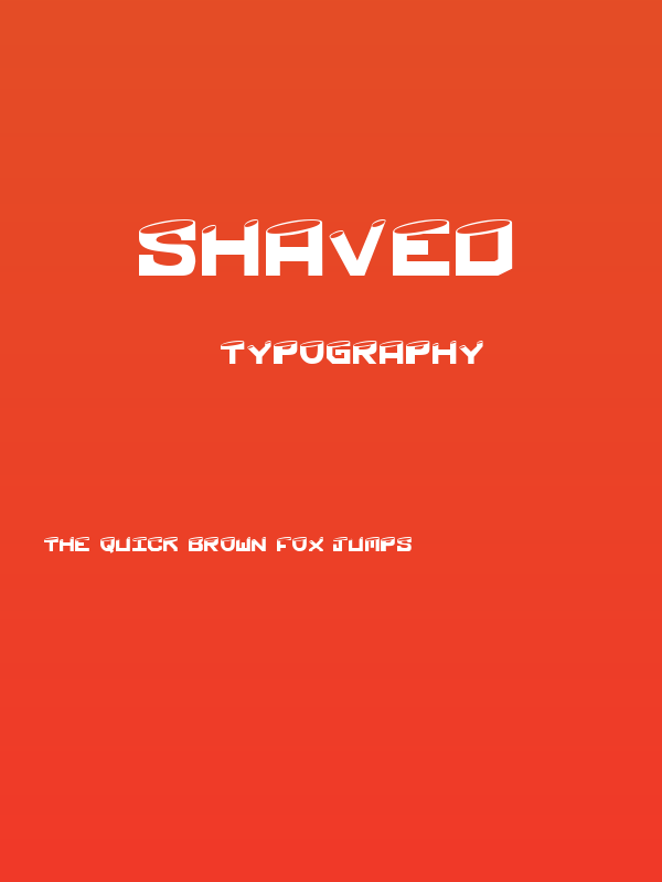 Shaved Poster