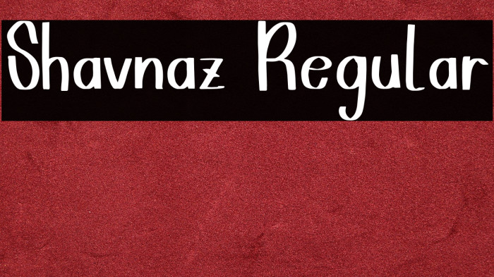 Shavnaz Regular Example 3
