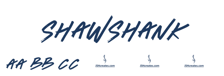 Shawshank Font Preview
