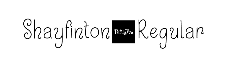 Shayfinton-Regular  नि: शुल्क फ़ॉन्ट्स डाउनलोड