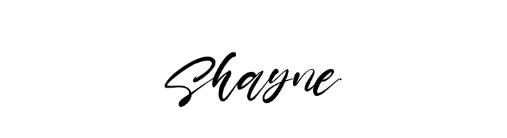 Shayne  Frei Schriftart Herunterladen