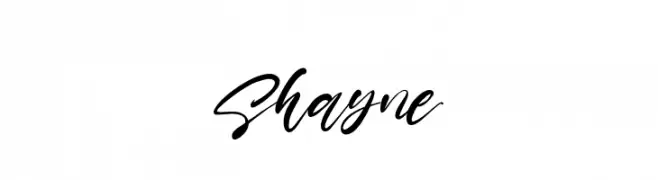 Shayne  les polices de caractères gratuit tlcharger