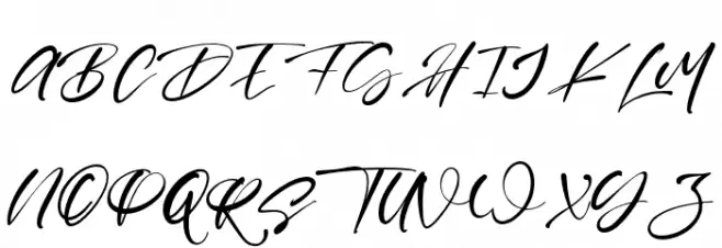 Shayne Schriftart Groß
