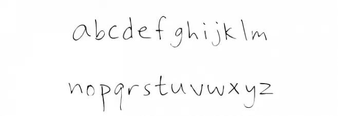 Shaynes_Handwriting Fuentes MINÚSCULAS