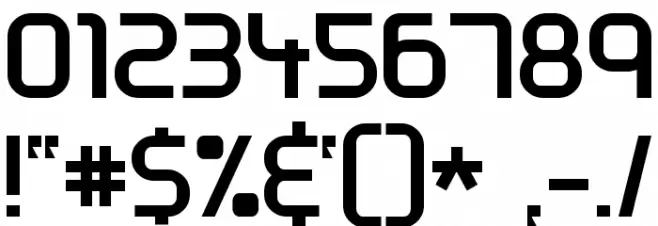 Shazbot Font OTHER CHARS