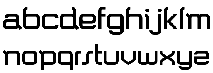 Shazbot Font LOWERCASE