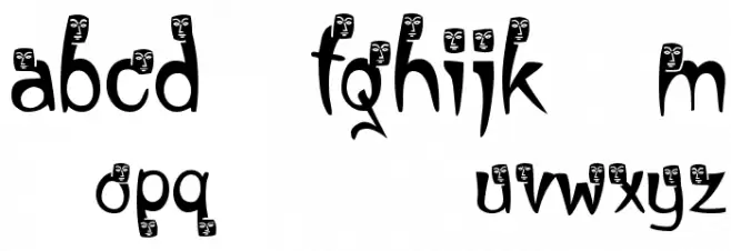 Shazi DEMO フォント 大文字
