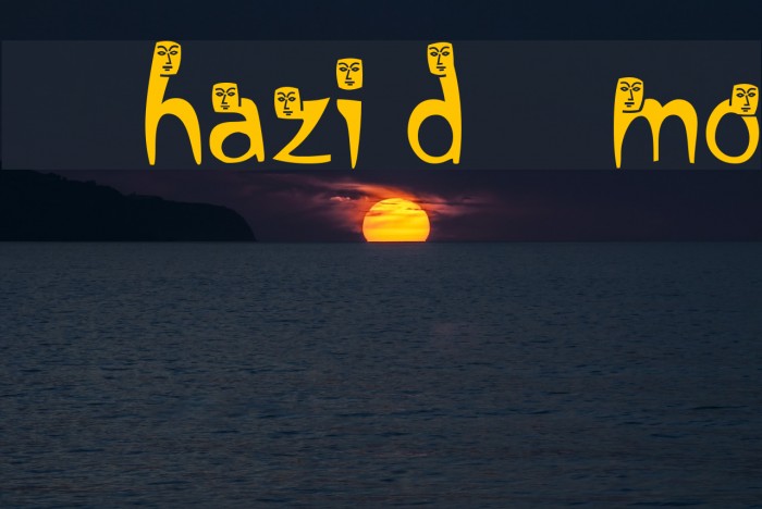 Shazi DEMO Font examples