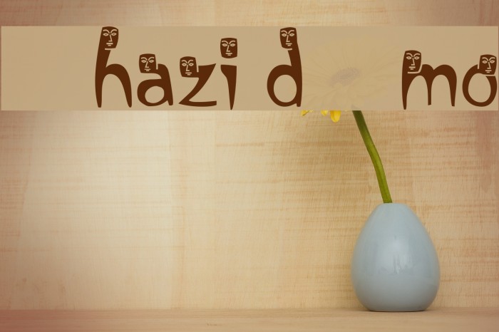 Shazi DEMO Font examples