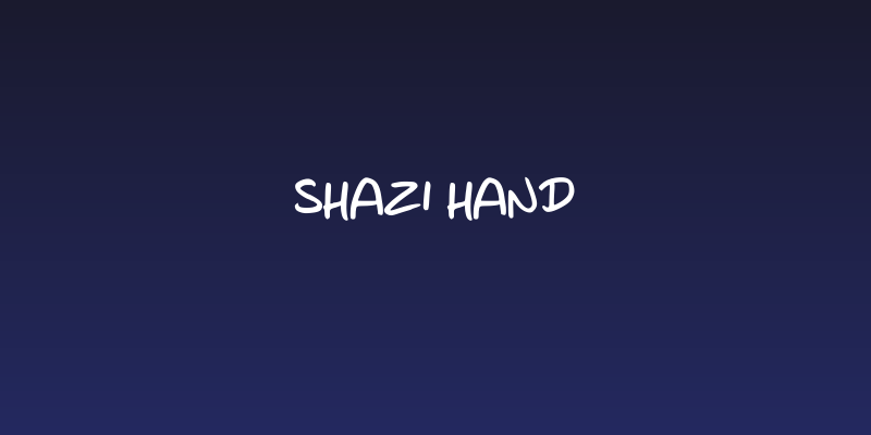 Shazi Hand Social Header