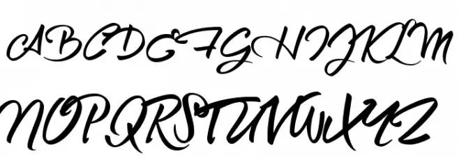She Always Walk Alone Demo Schriftart Groß