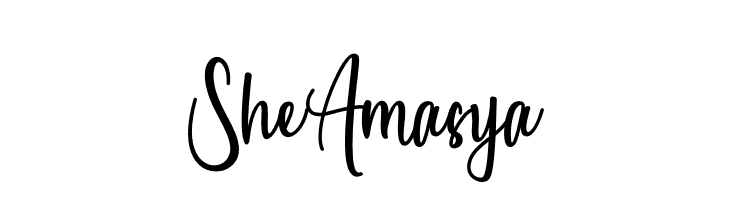 She Amasya  Free Fonts Download