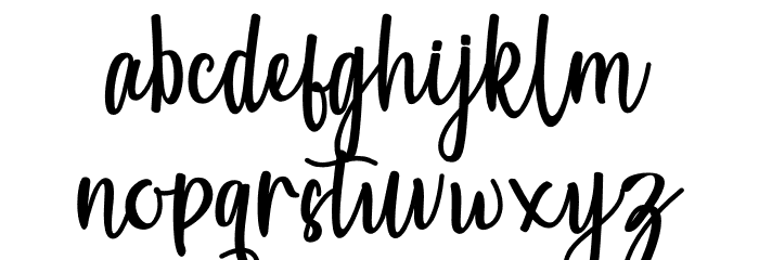 She Amasya Font LOWERCASE
