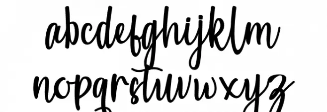 She Amasya خط أحرف صغيرة