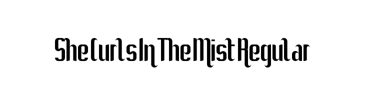 She Curls In The Mist Regular  Free Fonts Download