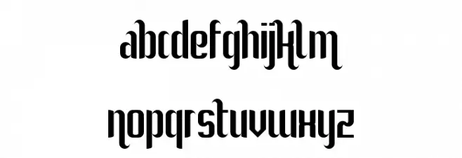 She Curls In The Mist Regular フォント 小文字