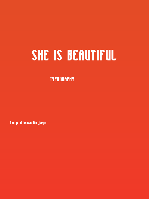 She Is Beautiful Poster