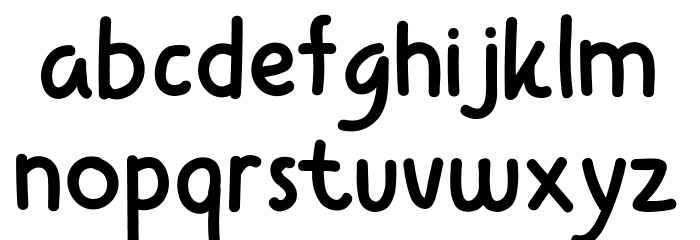 She Is Gone Font LOWERCASE
