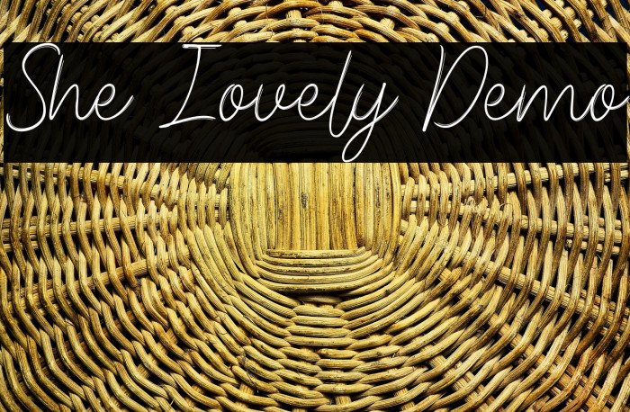 She Lovely Demo Example 2