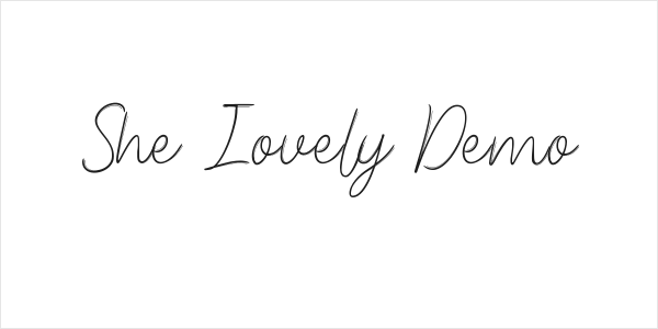 She Lovely Demo Logo