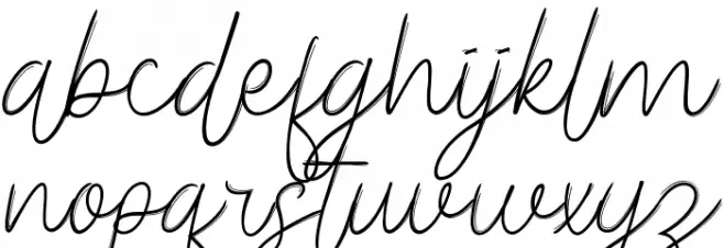 She Lovely Demo Font LOWERCASE