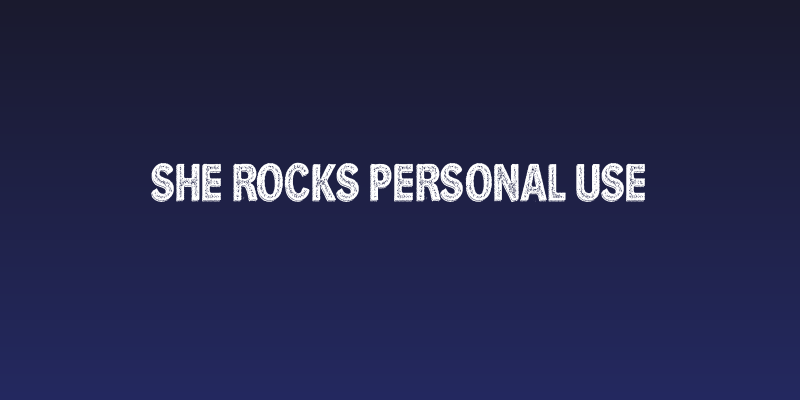 She Rocks Personal Use Social Header